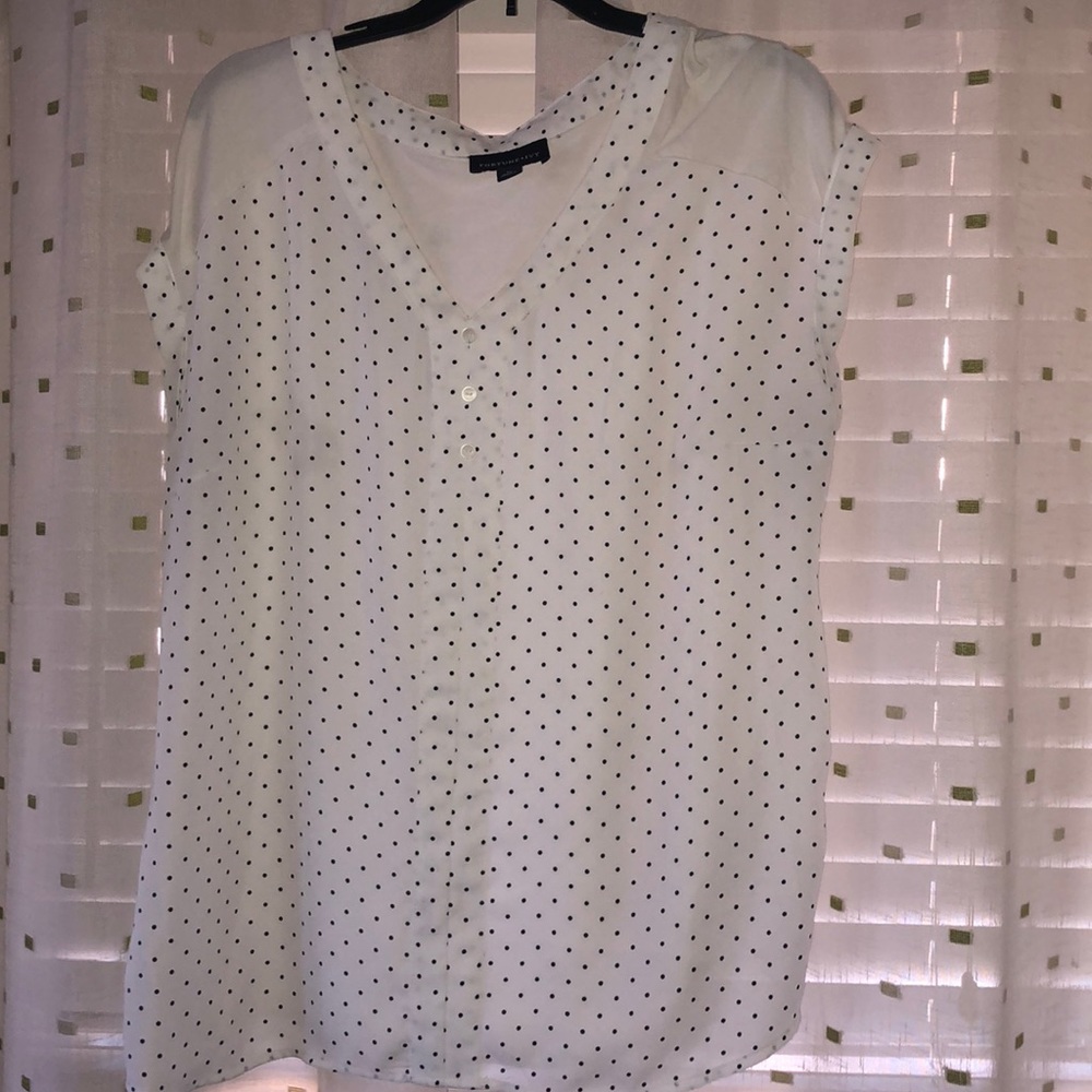 Polka dot blouse